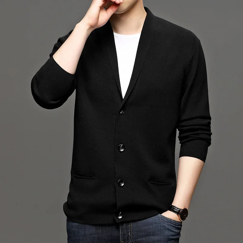 Men’s Wool V-Neck Sweater Raufford RF185