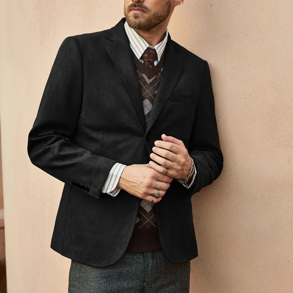 Suede Men's Blazer Raufford RF029