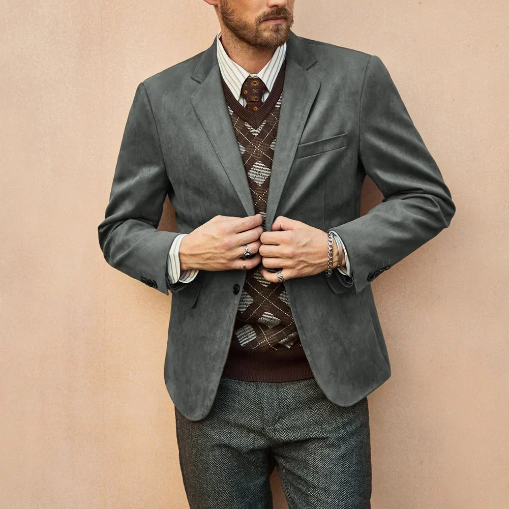 Suede Men's Blazer Raufford RF029